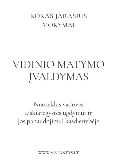 Vidinio matymo įvaldymas
